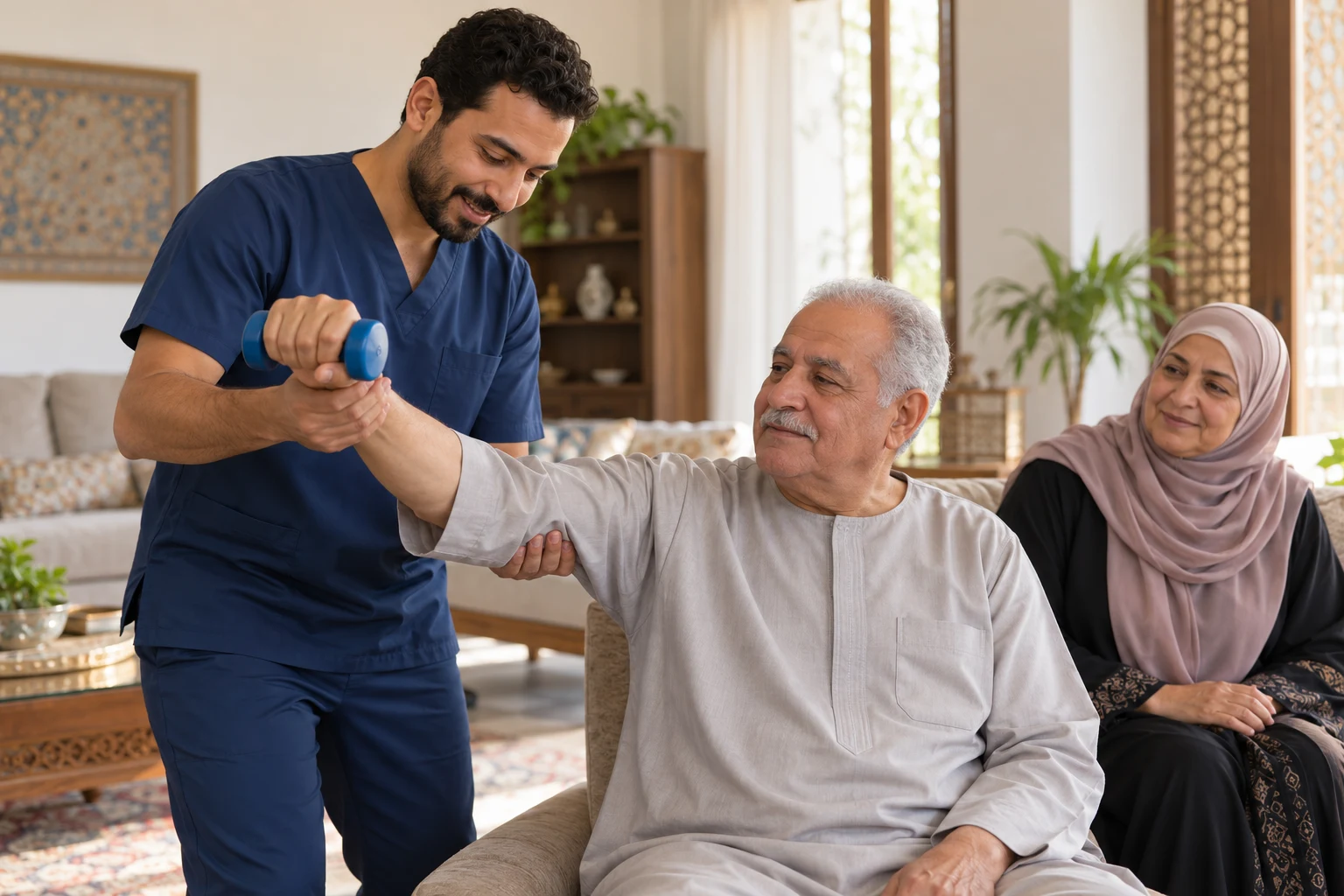العلاج الطبيعي المنزلي